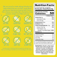 YumEarth Organic Assorted Fruit Jelly Beans 15 Pack 7.5 Ounce Allergy Friendly