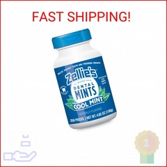 Zellie’s | 100% Xylitol Cool Mint Breath Mints | No Aspartame, Gluten Free, Vega