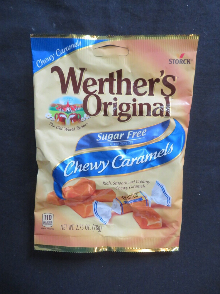 (1) Bag Werther’s Original Sugar Free Chewy Caramels 2.75 Oz