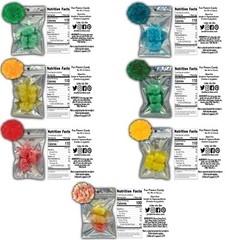 Gummy Bears Freeze Dried Candy Sampler Variety Pack Before and After Gummies