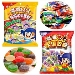 TAIWAN Kuai Kuai QQ Fruity Gummy Candy/Tropical Fruity Flavor 340g 乖乖水果軟糖