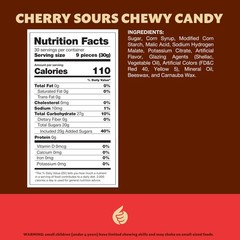 Cherry Sours | 2-Pound Pack | Chewy Sweets | Old-Fashioned Delights