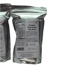 Raspberry Jelly Watermelon Slices NEW 3 Pounds INDIVIDUALLY WRAPPED 1 Pound Bag