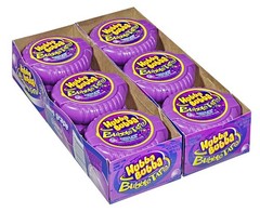 Hubba Bubba Bubble Tape, Gushing Grape, 1.97 1 Count (Pack of 12), Purple