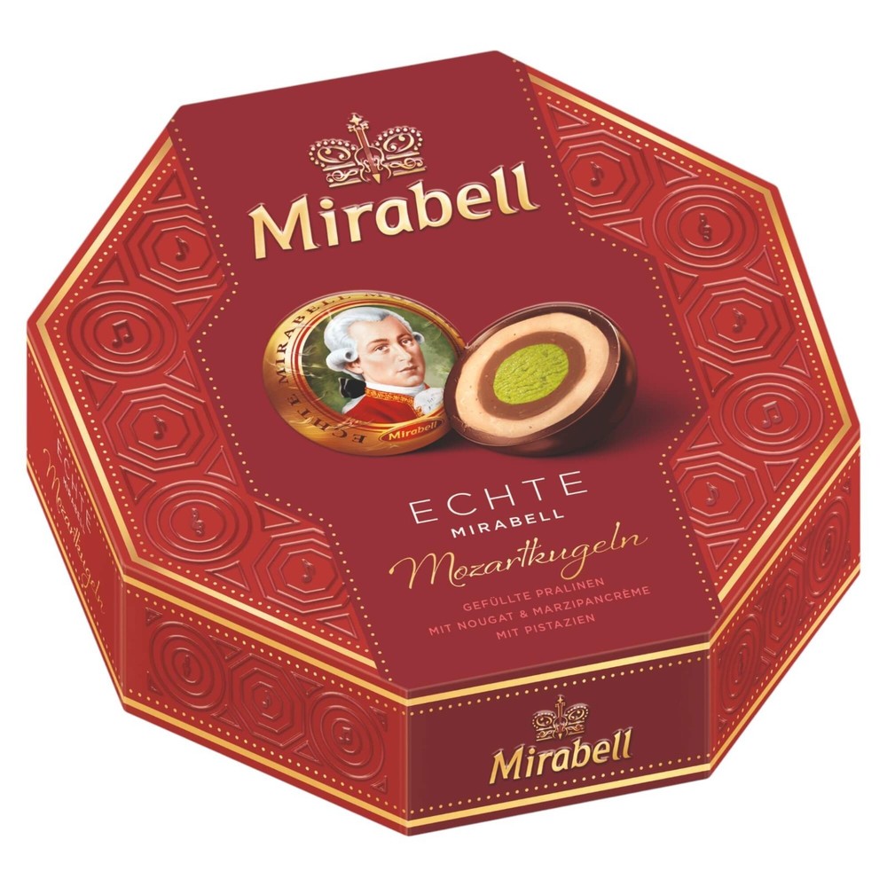 Mirabell Mozartkugeln Echte Salzburger Gift Box 85gClassic Octagon 1 Box For $10