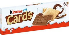 Kinder Cards 🍫128g/4.51oz Cookies with Cocoa & Milk Filling Sweet Treats