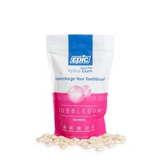 100% Xylitol Bubblegum Chewing Gum – Sugar Free, Aspartame Free Dental Gum – …