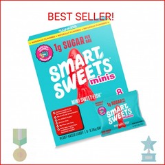 SmartSweets Sweet Fish Minis Snack Pack | 0.78 oz (Pack of 8) | Low Sugar and Ca