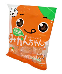 Japan Candy Kawaguchi Seika Mikan-chan Mandarin Orange Candy 124g × 10 bags