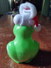 Nerds New XL Big Chewy Christmas Candy 6″ Container Figure Green 3oz Christmas