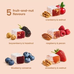 , Berry Delights – Assorted Vegan Berry Snack, Gluten Free, Lokum Nuts Strawb…