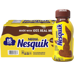 2 Pack Nesquik Chocolate Milk Beverage 8 fl. oz., 15 pk. Free Shipping