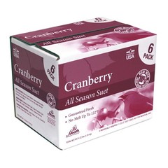 DD27-6 All Season Cranberry Suet Cake, 6-Pack