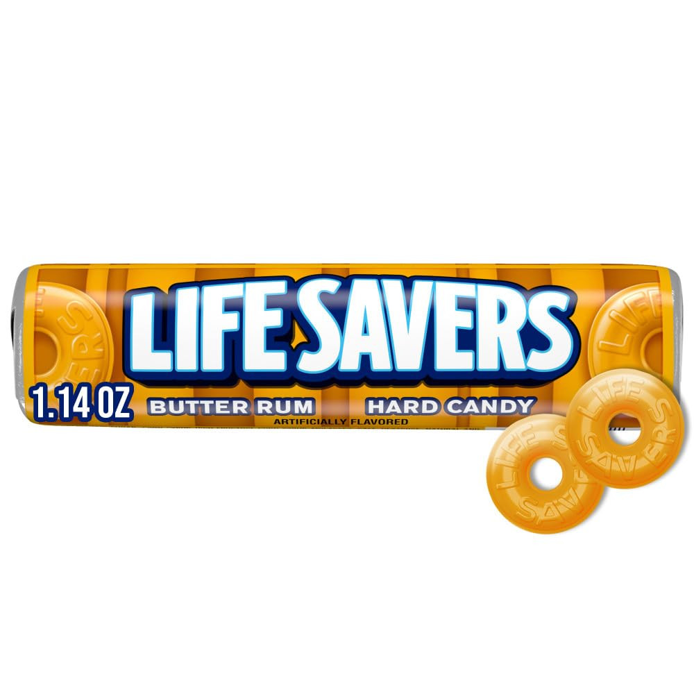 Life Savers Butter Rum Hard Candy, 1.14 Ounce