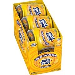 Sugar-Free Chewing Gum, Chews, 40 Pieces Per Bottle, Pack of 6