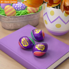 CADBURY Mini Creme Eggs 24 Count – Milk Chocolate Eggs with Soft Fondant Center,