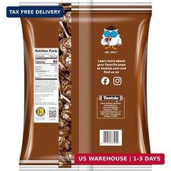 Tootsie Pops Single Flavor Bag – Chocolate Flavored Lollipops with Chocolatey Ce