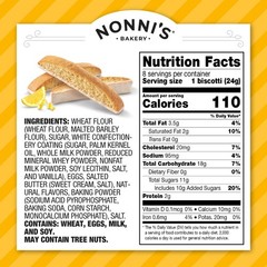 Nonni’s Limone Biscotti Italian Cookies 3 Boxes Lemon Individually Wrapped