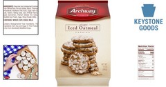 Crispy Iced Oatmeal Cookies, 12oz – Home-Style Treats