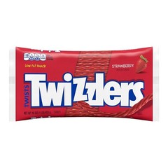 Twists Strawberry Candy Chewy Sweet Treats Low Fat Snack 16 oz Bag