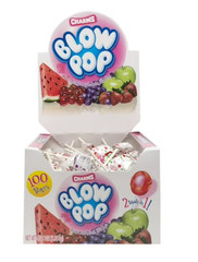 2 Pack Charms Blow Pop Assorted Fruit Flavored Lollipops 100 Pops Each 200 Total