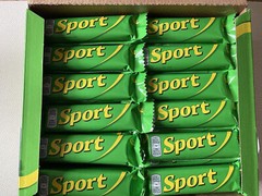 Full Box Hungarian Sport Szelet Rum Cocoa Flavors Covered Dark Chocolate Bar
