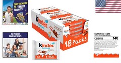 18-Pack Milk Chocolate Bars with Creamy Filling – Perfect for Sharing & Easter