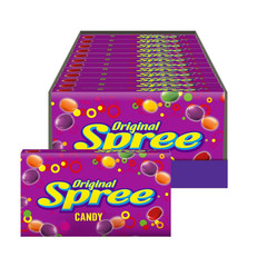 Spree Original Hard Candy, 5 Ounce Theater Candy Boxes (Pack of 12)