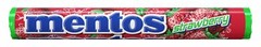 Mentos Chewy Mint Candy Roll, Strawberry, Non Melting, Party (Pack of 15)