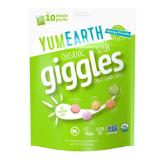 Yumearth Organic Sour Giggles Chewy Candy – Allergy Friendly (Top 9 Free), No Ar