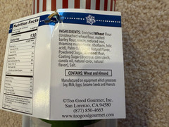 Too Good Gourmet Almond Tea Cookies Christmas Gift.