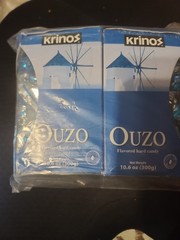 Krinos Ouzu Candy Greek Favorite Licorice Flavor 2pk