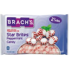 Brachs Star Brites Peppermint Starlight Mints Hard Holiday Candys 36 oz 2 Lb