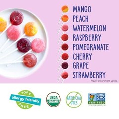 YumEarth Organic Vitamin C Pops Variety Pack, Assorted Flavor Names , Sizes