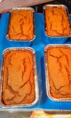 Homemade Pumpkin Bread Cake Loaf. 8.5″x4.5″