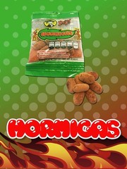 Indy Hormigas Spicy Watermelon Gummy Candy 12 Pack Mexican Bean Shape