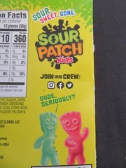 (6) Sour Patch Kids Sour Then Sweet Soft & Chewy Candy 3.5 Oz Boxes *3