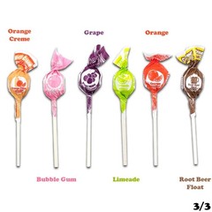 Assorted Lollipops 300 Count Resealable Bag 18 Flavors Candy Party