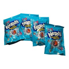 NERDS Gummy Clusters, Candy, Very Berry, Crunchy and Gummy, 8 oz Lot of 4