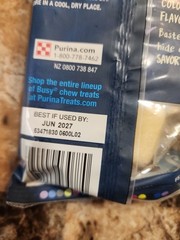 Purina Busy Rawhide Large Breed Dog Bones, Rollhide 2ct Pouch Dog Treat