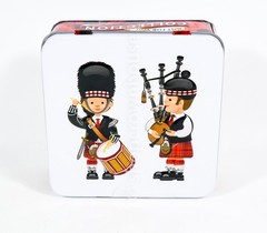 Campbells Pure Butter Shortbread Fingers Hinged Tin Box from Scotland 04/30/2027