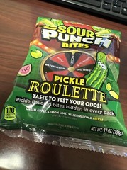2X-Sour Punch Pickle Roulette Gummy Straw Bites-Pickle Bites hidden in every bag