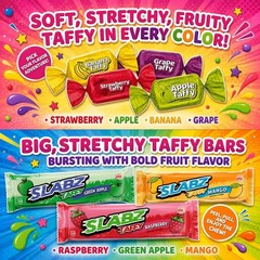 Mixed-Fruit Bulk Candy – 10 Pounds of Individually Wrapped Treats for All Ages