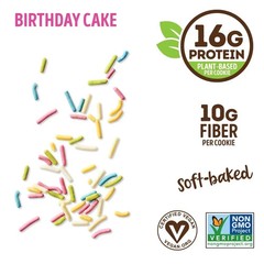 Lenny & Larry’s The Cookie® – Birthday Cake – 4 oz – 12 Count – Pack of 2