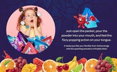 Kool Aid Popping Candies – Tropical Punch, Cherry & Grape – Fizzy 24.4094 cm