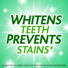 Trident White Spearmint Sugar Free Gum 16 Count Bulk 144 Total Pieces