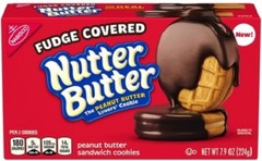 NEW Nabisco Fudge Covered Nutter Butter Peanut Butter Cookies