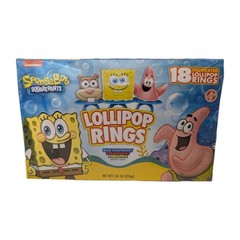 SpongeBob Square Pants Lolipop Rings For Kids Birthday Party Favors 18 Count