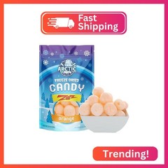 Arctic Farms Freeze Dried Candy Zotz Fizz Candies (1.75oz, Orange)