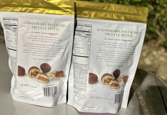 Dubai Style Chocolate Strawberry Pistachio Truffle Bites 18 oz – Bundle of 2